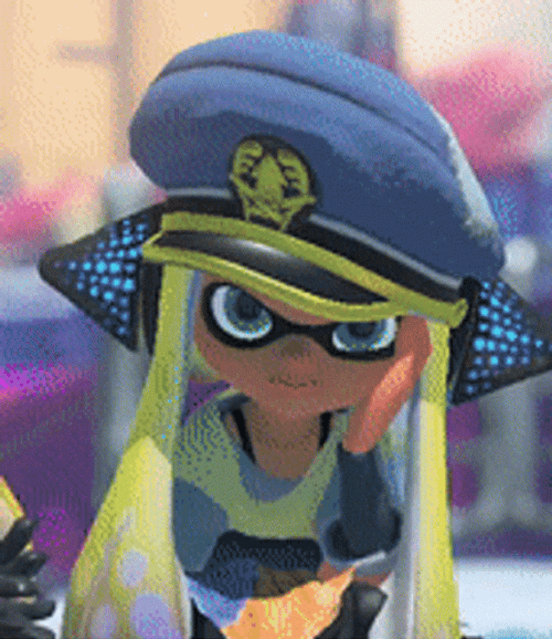 Splatoon Splatoon Agent 3 Peace Sign GIF