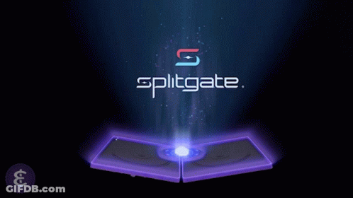 Splitgate On Purple Background GIF