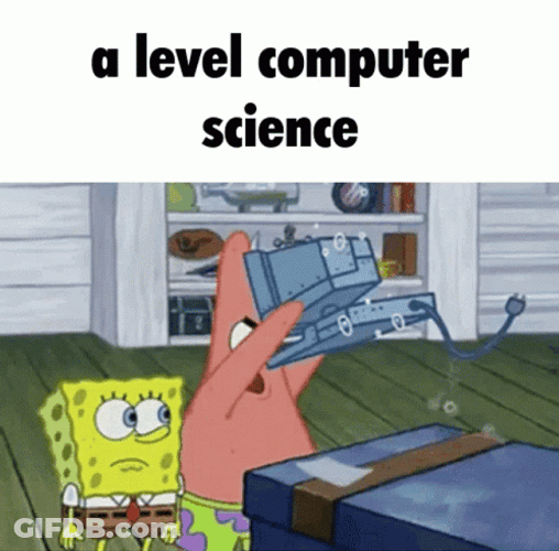 Sponegbob Squarepants Patrick Star Smashing Computer Science GIF