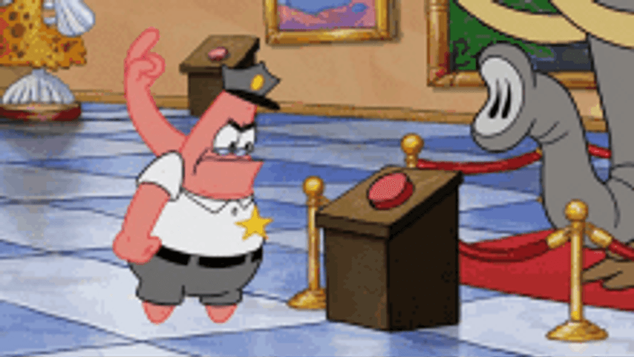 Sponge Bob Hitting Mad The Easy Button GIF