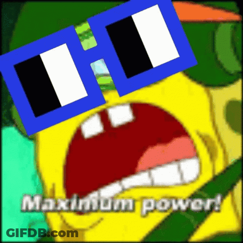 Sponge Bob Maximum Power GIF