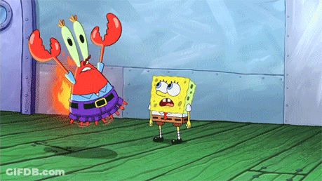 SpongeBob And Mr. Krabs GIF