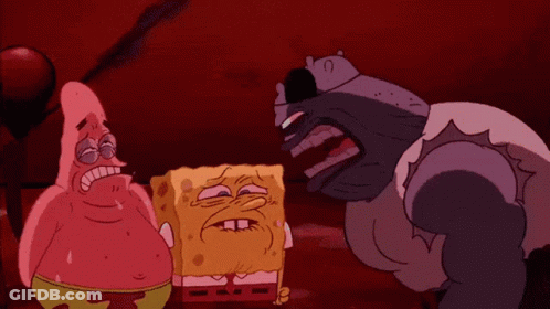SpongeBob And Patrick Crying GIF