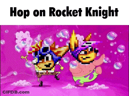 Spongebob And Patrick Dancing Video Game With Bubbles GIF