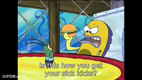 SpongeBob And Patrick Saying I Think I'm Gonna Be Sick GIF