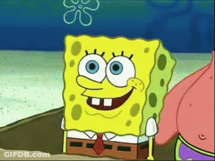 Spongebob And Patrick Standing In Sand GIF