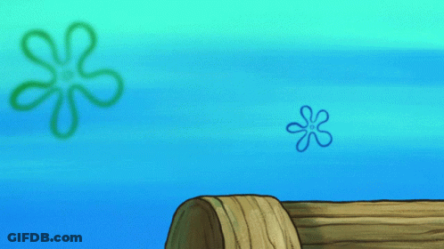 SpongeBob And Patrick Standing On Dock GIF