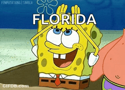 Spongebob And Patrick Standing Together Florida GIF