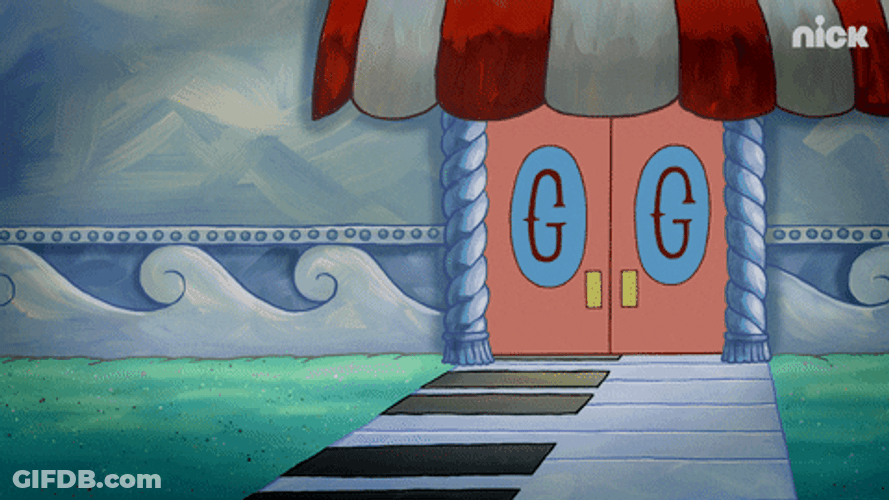 Spongebob And Patrick Star Got Kicked Out GIF
