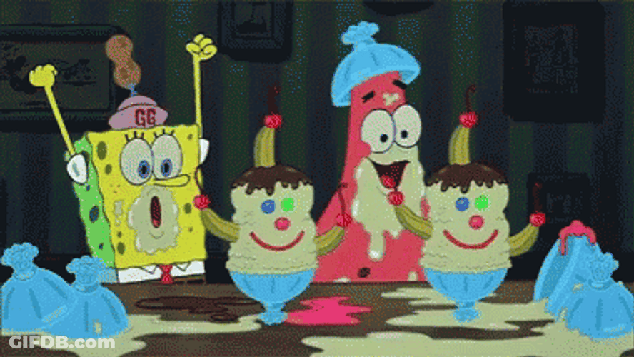 Spongebob And Patrick Sunday GIF
