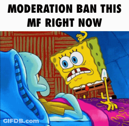 SpongeBob And Squidward Ban This MF GIF