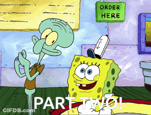 SpongeBob And Squidward Order Here Part Two GIF