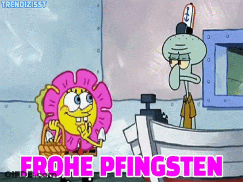 Spongebob And Squidward Side By Side GIF