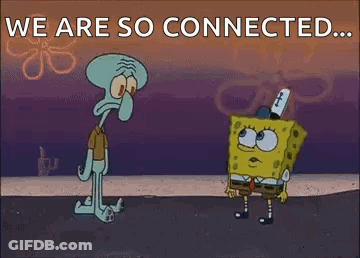 SpongeBob And Squidward Talking GIF