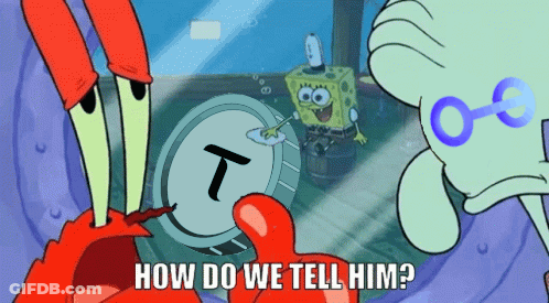 SpongeBob And Squidward Talking GIF