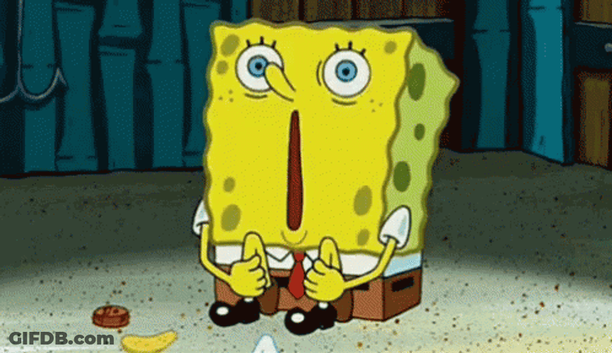 SpongeBob Anxiety Panicking Episodes GIF