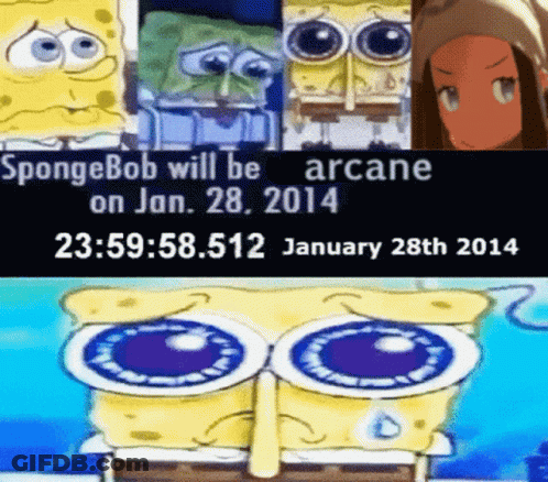 Spongebob Arcane GIF