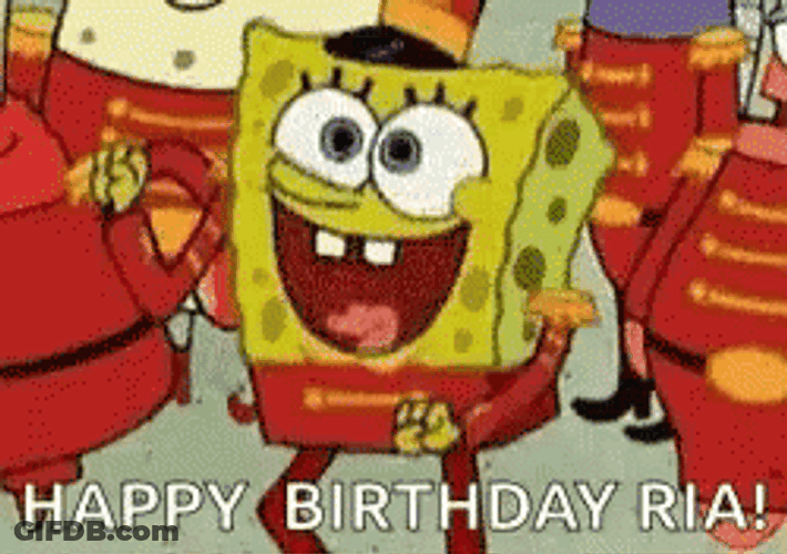 Spongebob Birthday Dance Band GIF