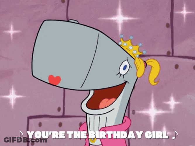 Spongebob Birthday Girl Pearl Krabs GIF