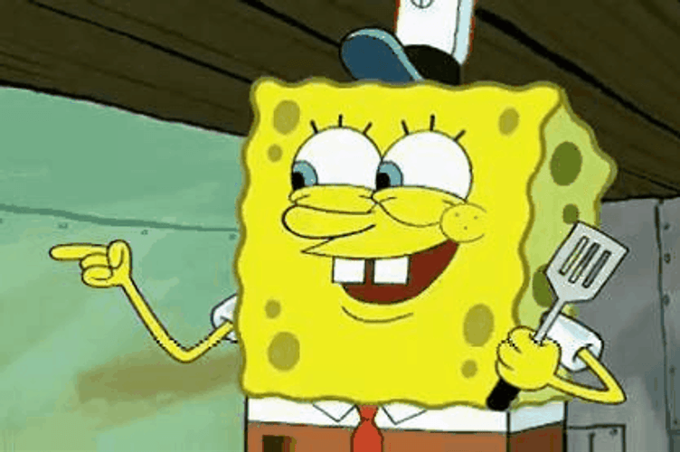 SpongeBob Blowing Kiss Amor GIF
