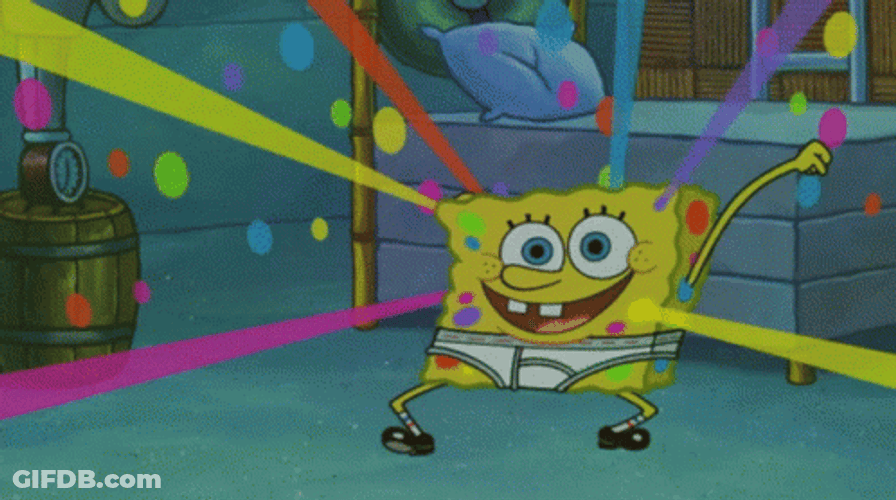 Spongebob Bring It Around Town Dance Moves GIF