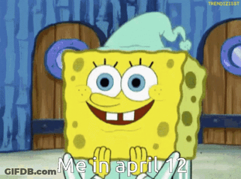 SpongeBob Cartoon With Me In April 12 GIF