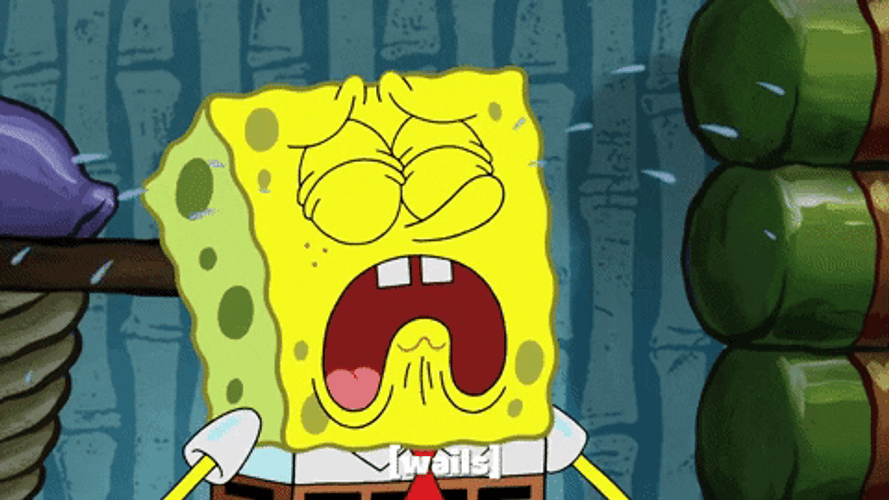 Spongebob Crying And Wailing GIF