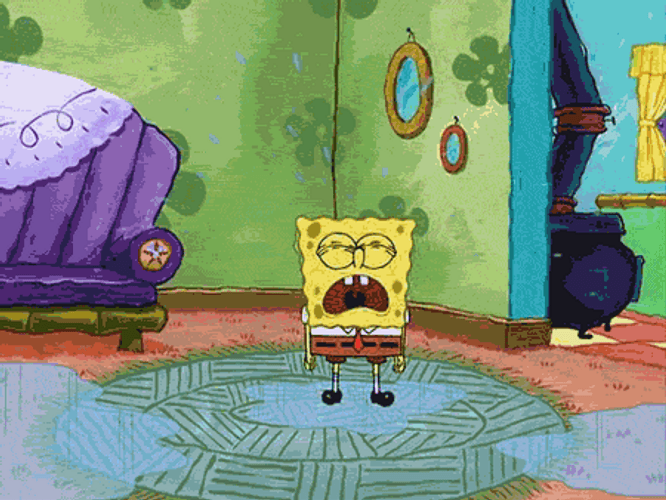 Spongebob Crying Hard Water Pressure GIF
