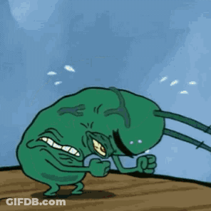SpongeBob Crying On Floor GIF
