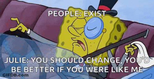 SpongeBob Driving Car With Magnifying Glass And Towel GIF