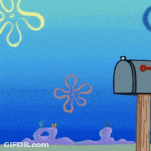 Spongebob Election Day Puts Vote On Mail Box GIF