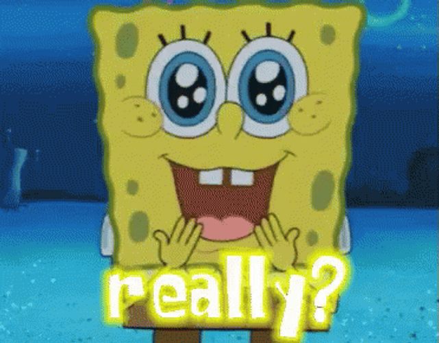 Spongebob Excited Really GIF