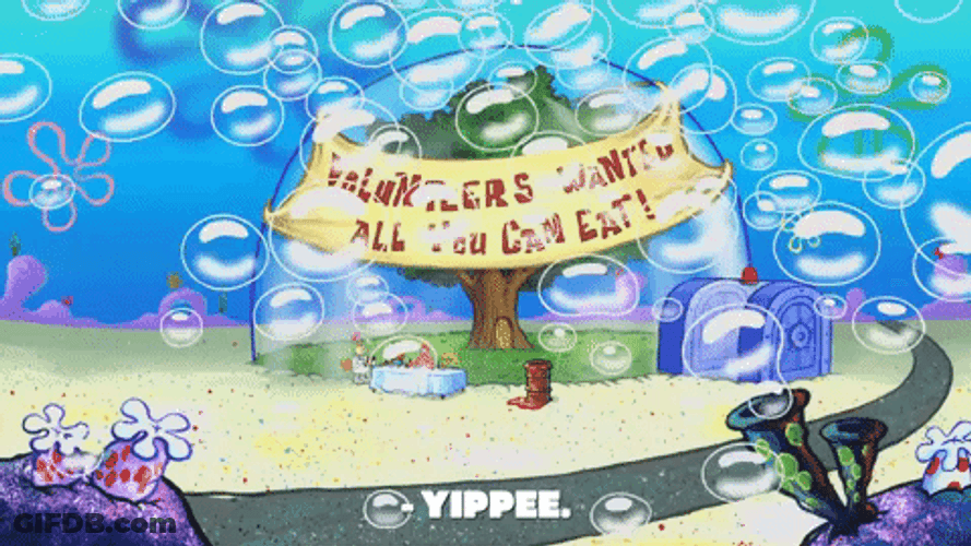 Spongebob Fire All You Can Eat GIF