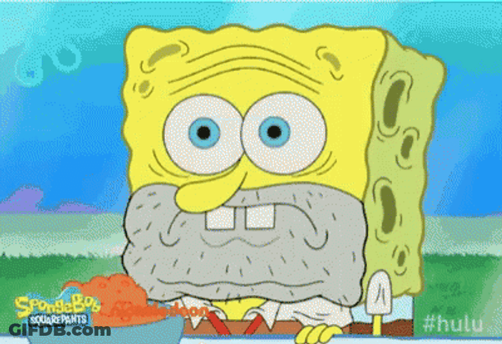 SpongeBob Fried Brain GIF