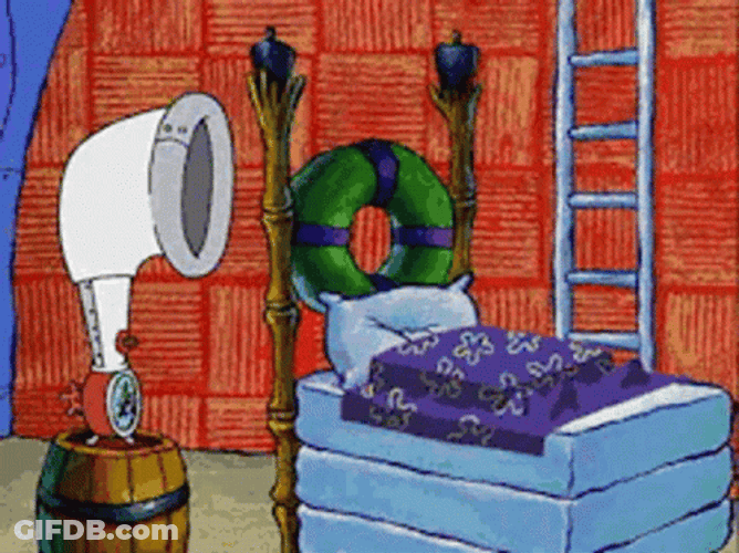 SpongeBob Get Up Im Awake GIF