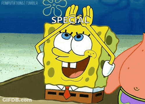 Spongebob Giving High Five Special GIF