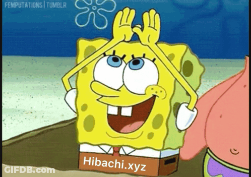 SpongeBob Giving High Five GIF