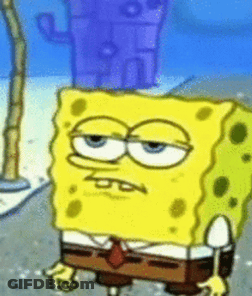 Spongebob Giving Mean Mug GIF