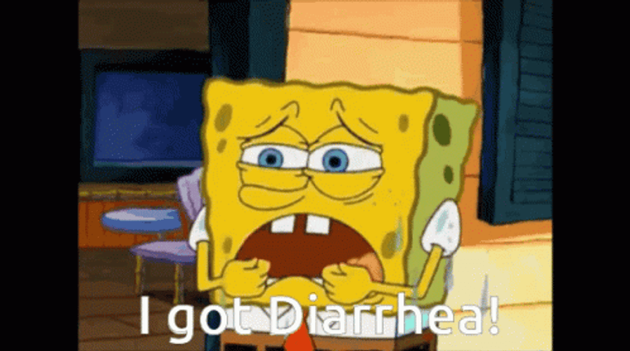 SpongeBob Got Explosive Diarrhea GIF