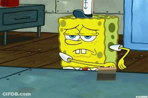 SpongeBob Holding Soap GIF