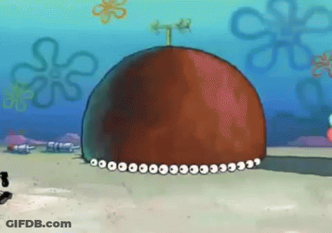 SpongeBob House Cartoon Scene GIF