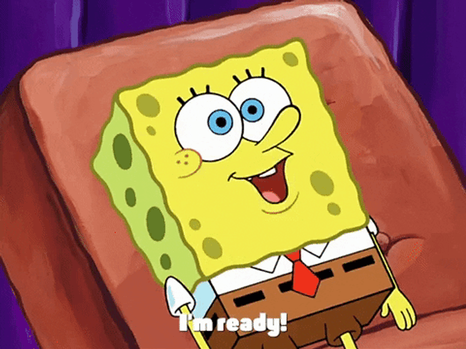 Spongebob Im Ready Lying Down GIF