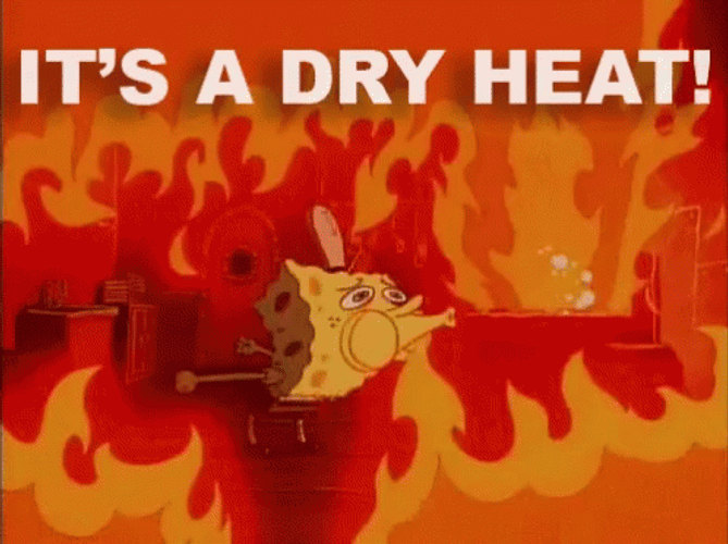 Spongebob Its A Dry Heat GIF