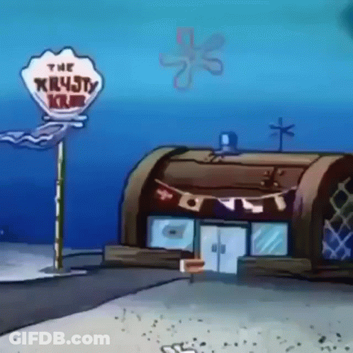 SpongeBob Krabby Krab Restaurant GIF