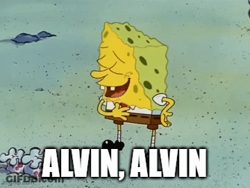 Spongebob Laughing Alvin Alvin GIF