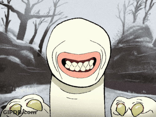SpongeBob Laying On Ground With Crab Behind Him GIF