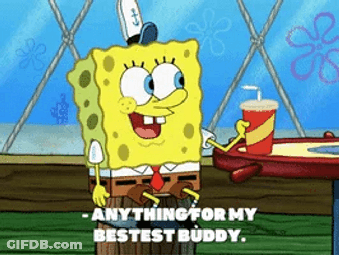 Spongebob Lunch Break Krusty Krab Best Buddy GIF