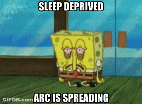 SpongeBob Lying Down Sleep Deprived GIF