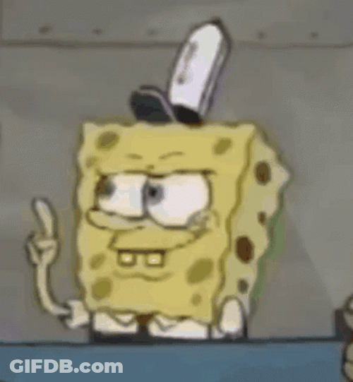 SpongeBob Makes Whataburger GIF
