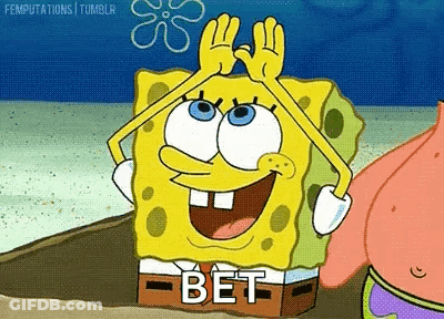 SpongeBob Making Bet With Patrick GIF